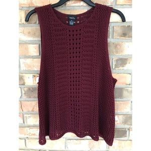 Rue 21 Crochet Top        XL